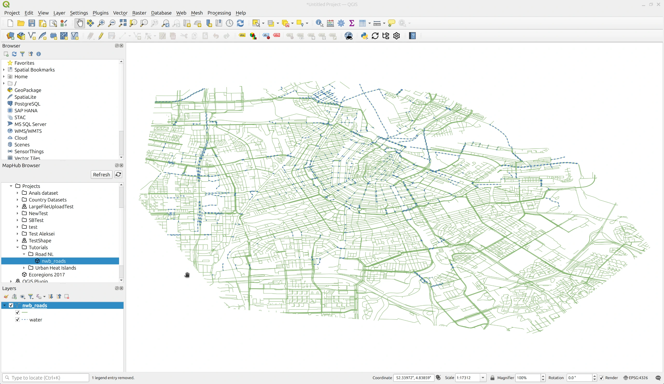 Maphub.co QGIS plugin